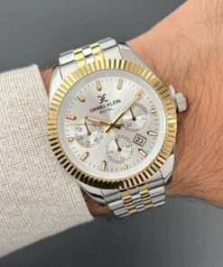 Daniel Klein Gold Gümüş Renk Erkek Kol Saati 3 ATM Su Geçirmezlik