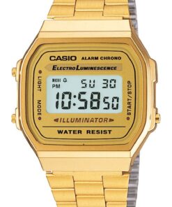 Casio A168WG-9WDF Retro Quartz Çelik Altın Rengi