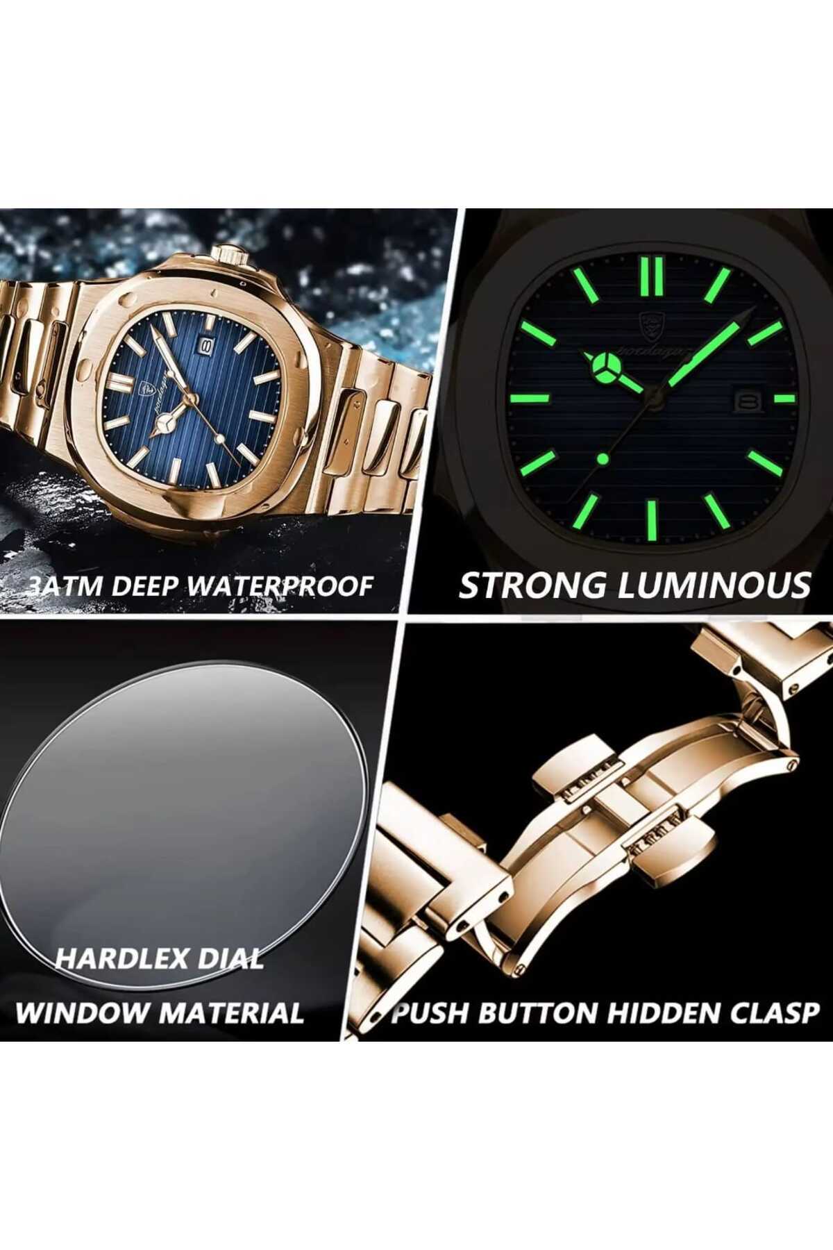 POEDAGAR 333R Patek Philip Model Kol Saati - Görsel 3