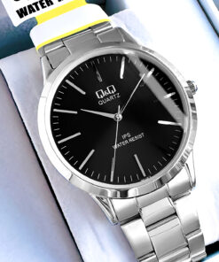 Alternative view of Q&Q Orijinal Quartz Erkek Kol Saati Gümüş Renk Çelik Kordon 3 ATM Su Geçirmez QQE2001C13
