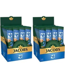 Jacobs 2'si 1 Arada Karışım Kahve 80 Adet (40'lı Kutu X 2 )
