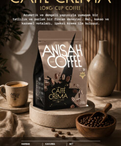 Anisah Coffee Caffè Crema Çekirdek Kahve | 1000gr | 0 Arabica - Görsel 3