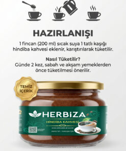 HERBİZA Hindiba Kahvesi 150gr 60 Kullanım 0 Çözünebilir Şekersiz Katkısız - Görsel 3