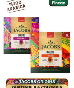 Jacobs Origins Guatemala + Origins Colombia Nespresso Uyumlu Alüminyum Kapsül Kahve 36 Kapsül
