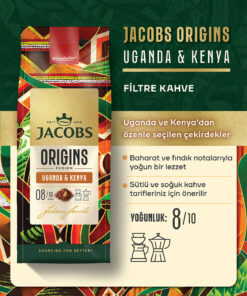 Jacobs Origins Brazil & Colombia + Uganda & Kenya Filtre Kahve 200gr 2'li Paket - Görsel 3