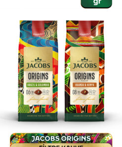 Jacobs Origins Brazil & Colombia + Uganda & Kenya Filtre Kahve 200gr 2'li Paket