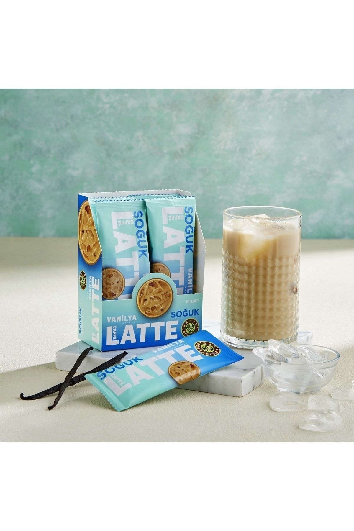 Kahve Dünyası Özel Seri Soğuk Vanilyalı Aromalı Caffe Latte 10'lu