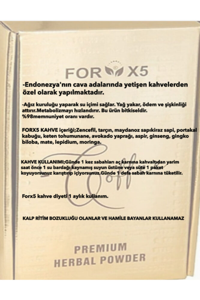 Genel Markalar forx5 kahve - coffee - Görsel 2