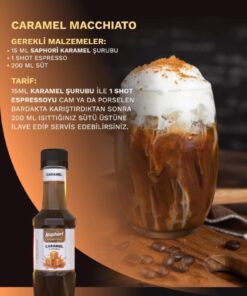 Saphori 6’lı Aromalı Kokteyl Şurubu Kahve Şurubu Seti 6 x 250 ML- 1500 ML - Görsel 3