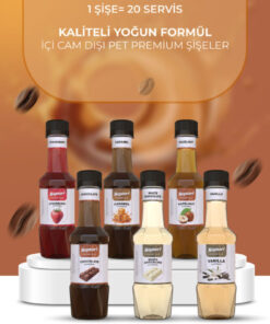 Alternative view of Saphori 6’lı Aromalı Kokteyl Şurubu Kahve Şurubu Seti 6 x 250 ML- 1500 ML