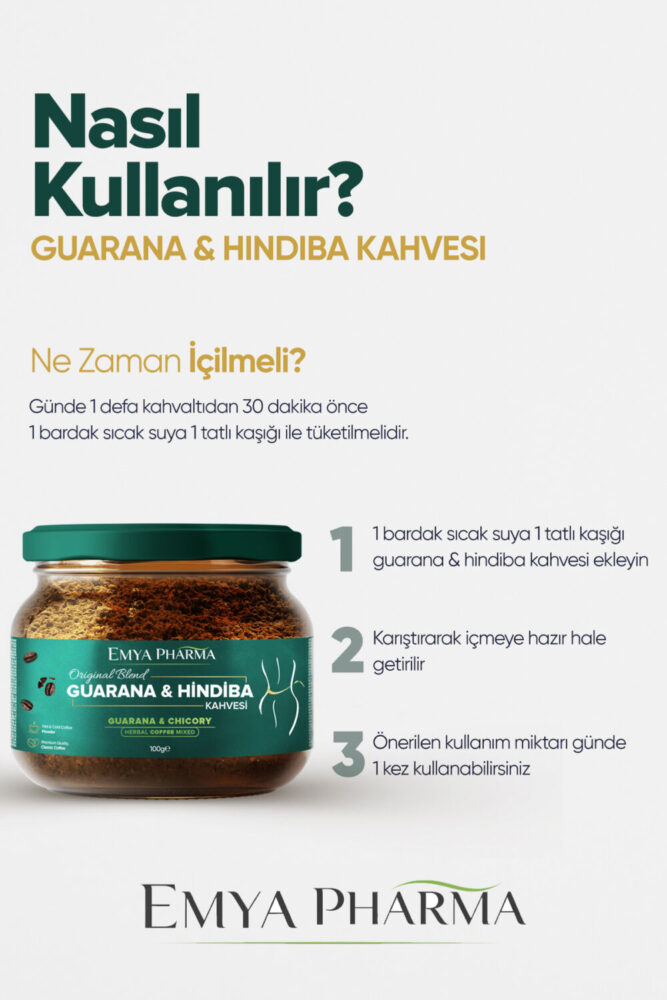 Emya Pharma Guarana Ve Hindiba Kahvesi - Görsel 3