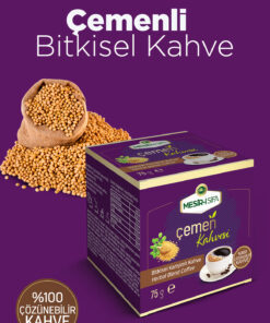 Mesirişifa Çemenli Bitkisel Kahve Bitkisel Karışımlı Çözünebilir Yumuşak İçim Çemen Kahvesi 75gr
