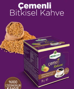 Mesirişifa Çemenli Bitkisel Kahve Bitkisel Karışımlı Çözünebilir Yumuşak İçim Çemen Kahvesi 75gr