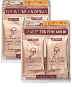 Mehmet Efendi Kurukahveci Türk Kahvesi Tek Fincanlık 6 gr x 24