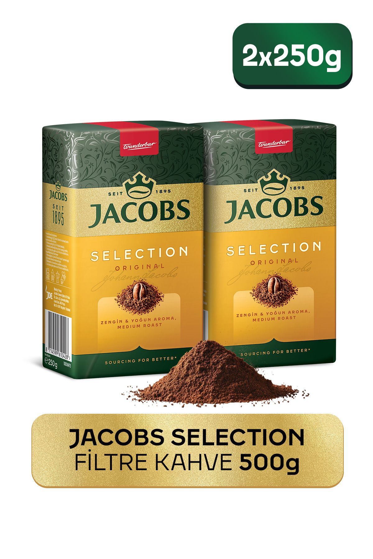Jacobs Selection Filtre Kahve 250 gr X 2 Adet
