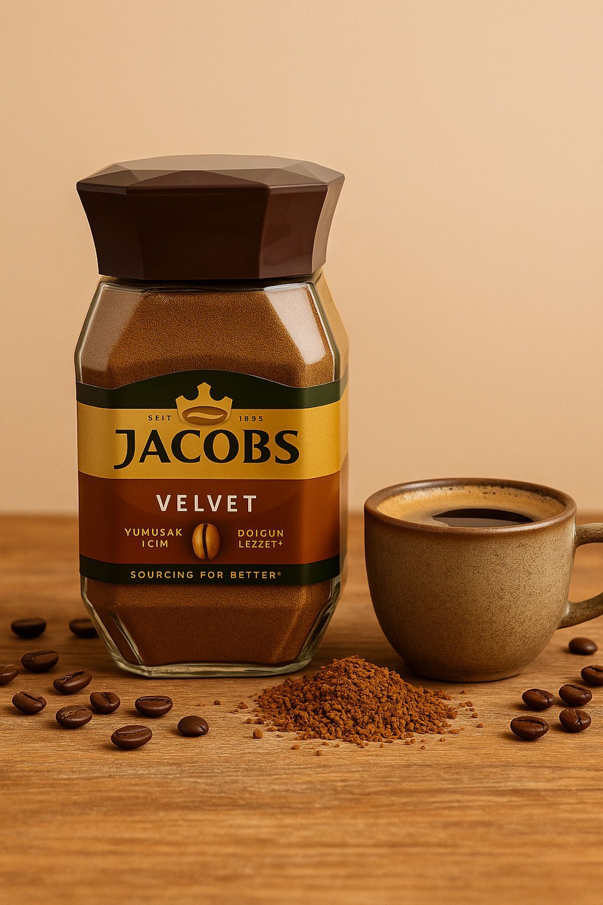 Jacobs Velvet 0 Çözünebilir Kahve 95 gr