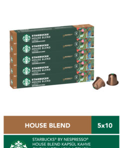 Starbucks Nespresso Uyumlu Kapsül By Nespresso House Blend Kapsül Kahve 5 X 10 adet