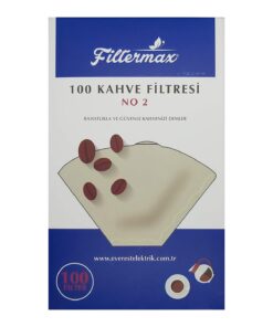Filtermax 2 Numara Filtre Kahve Makinesi Kâğıdı -100 Adet