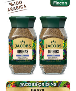 Jacobs Origin Brazil Granül Kahve Cam Kavanoz 95 gr X 2 Adet