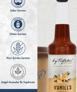 Alternative view of By Tüfekçi Gourmet Series Şekersiz Karamel Kahve Şurubu 750 ML | 0 Şeker 0 Kalori | Şurup Pompası