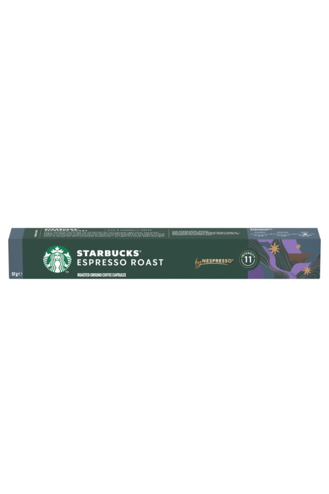 Starbucks Nespresso Uyumlu Kapsül By Nespresso Dark Espresso Roast Kapsül Kahve 10 X 10 adet - Görsel 2