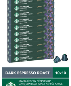 Starbucks Nespresso Uyumlu Kapsül By Nespresso Dark Espresso Roast Kapsül Kahve 10 X 10 adet