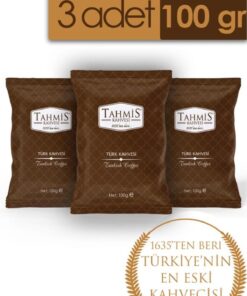 Tahmis Türk Kahvesi 100 Gr 3'lü Paket Orta Kavrulmuş