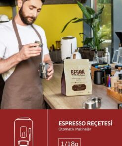 Alternative view of BEGON Nord Kivu Premium Espresso (ÖĞÜTÜLMÜŞ) Kahve Tanışma Paketi 250g x 2 Adet