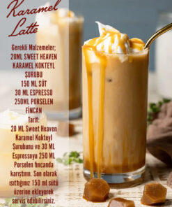 sweet heaven Beyaz Çikolata ve Karamel Kahve Şurubu 700ml 2 Pompa Hediye - Görsel 3