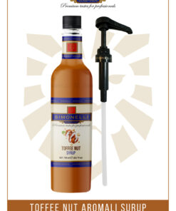 Simonelli Kahve Şurubu Toffee Nut Aromalı 70 CL + POMPA Simonelli
