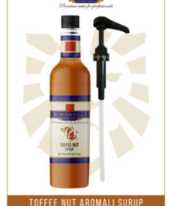 Simonelli Kahve Şurubu Toffee Nut Aromalı 70 CL + POMPA Simonelli