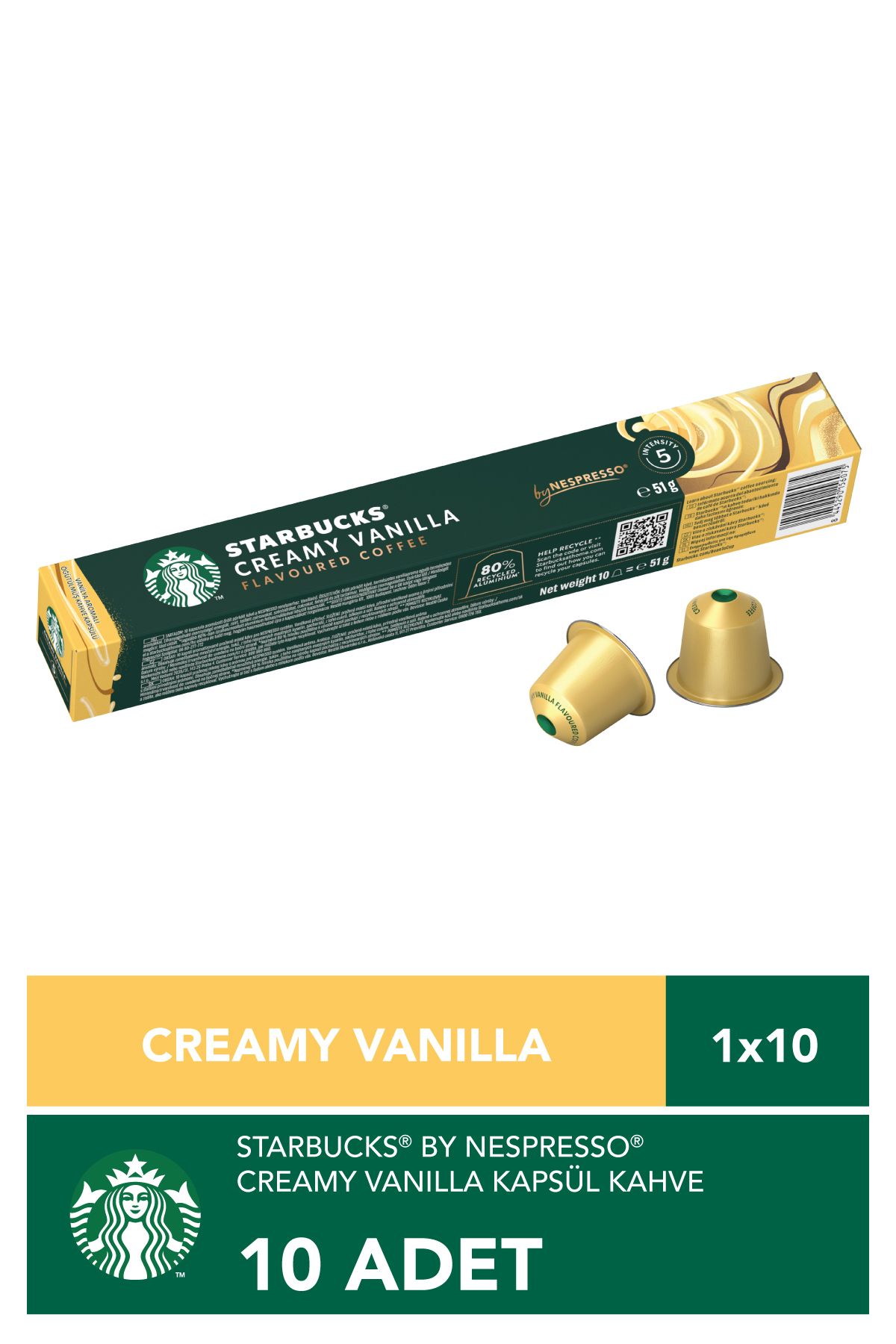 Starbucks by Nespresso Vanilla Kapsül Kahve