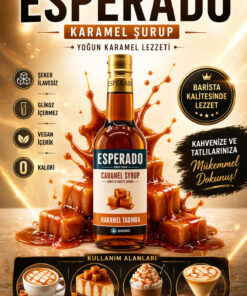 ESPERADO ŞEKERSİZ - SUGAR FREE KARAMEL AROMALI KAHVE ŞURUBU 750 ML - BARİSTA SERİSİ