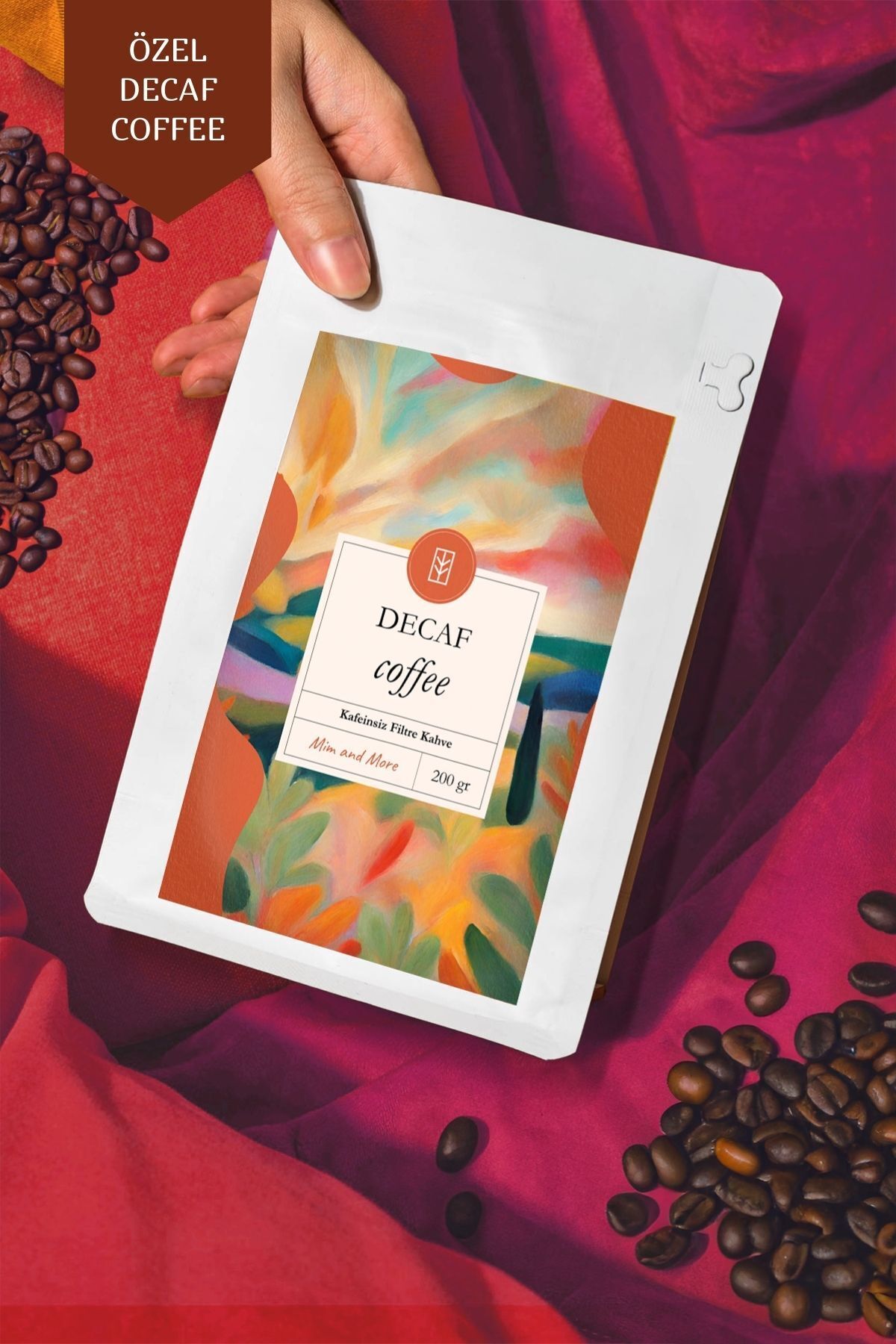 Mim and More Decaf Coffee - Kafeinsiz Filtre Kahve, 200 gr