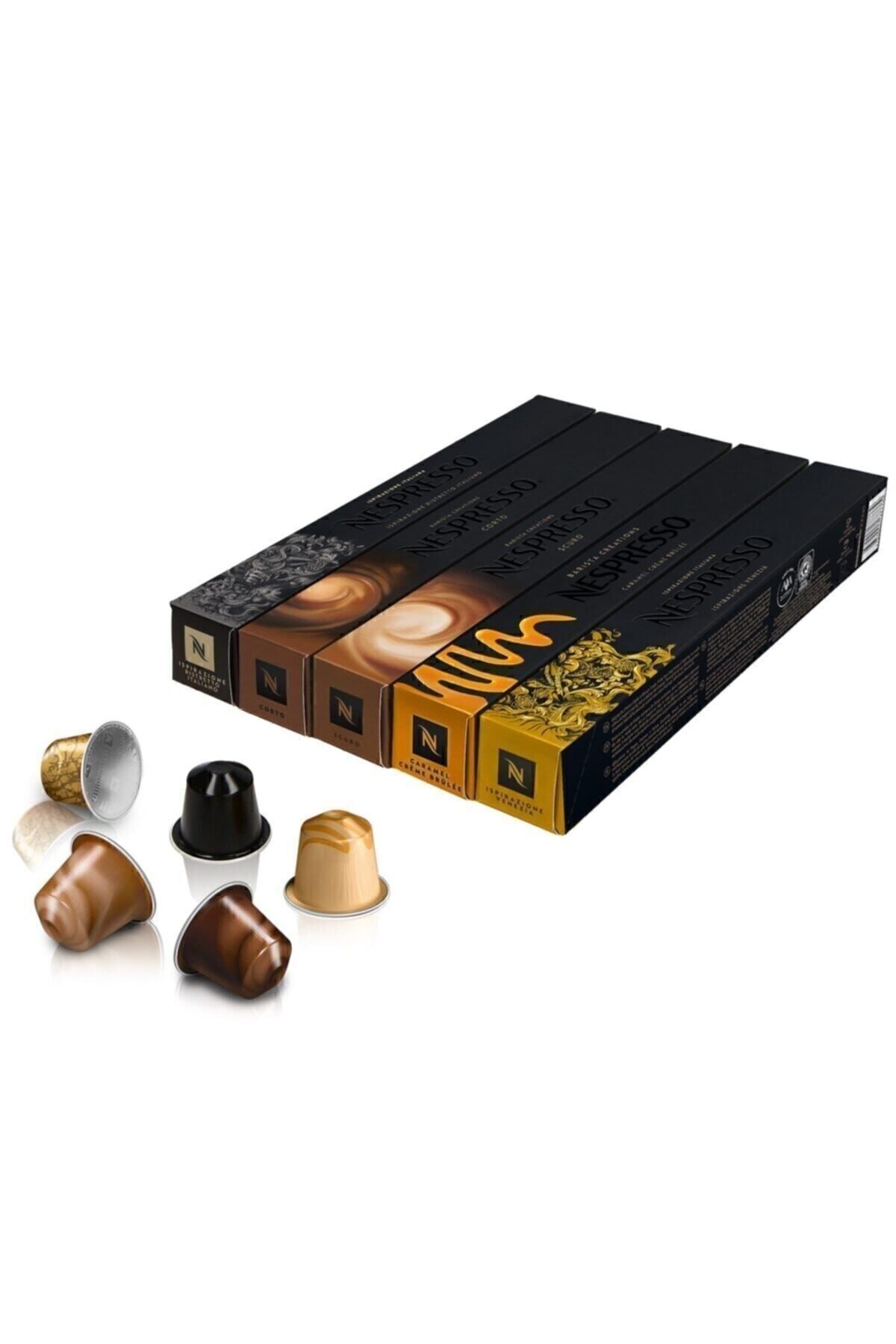 Nespresso Mükemmel Sütlü Tatlar Serisi Kapsül Kahve 5’li Set