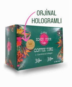 ECHER FORM 2x Etkili Beyaz Paket 30 Lu Kahve (NESCAFE VE FİLTRE KAHVE TADINDA)