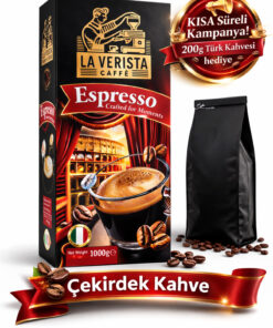 LA VERISTA Espresso Kahve Günlük kavurma Yoğun Gövdeli Coffee 1000G blend