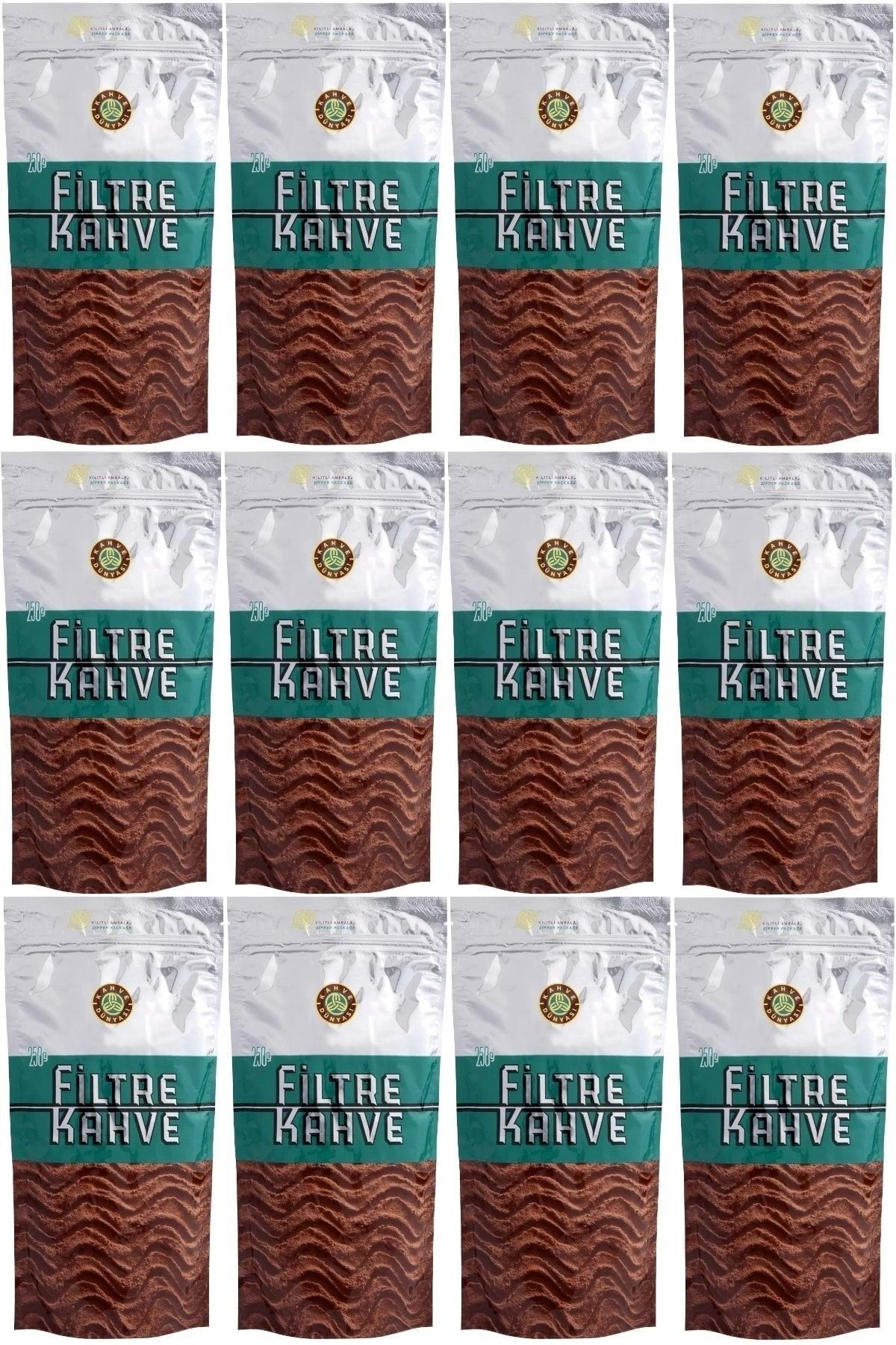 Kahve Dünyası Kahve Dünyası Filtre Kahve 250 gr x 12 Adet
