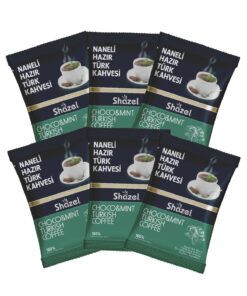 Shazel Naneli Hazır Türk Kahvesi 100g X 6 Adet (AROMALI)