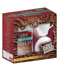 Kahve Dünyası Türk Kahvesi Orta Kavrulmuş 4X100 G + Fincan Hediyeli x 2 Adet - Görsel 3