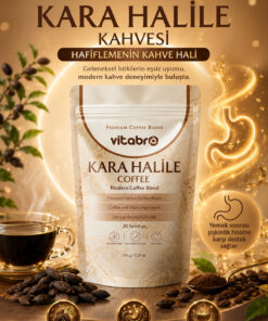 Vitabro Kara Halile Kahvesi 150 g 30 Servis Şekersiz Bitkisel Kahve Karışımı