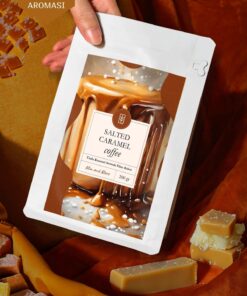 Mim and More Salted Caramel Coffee - Tuzlu Karamel Aromalı Kahve Filtre Kahve, 200 gr