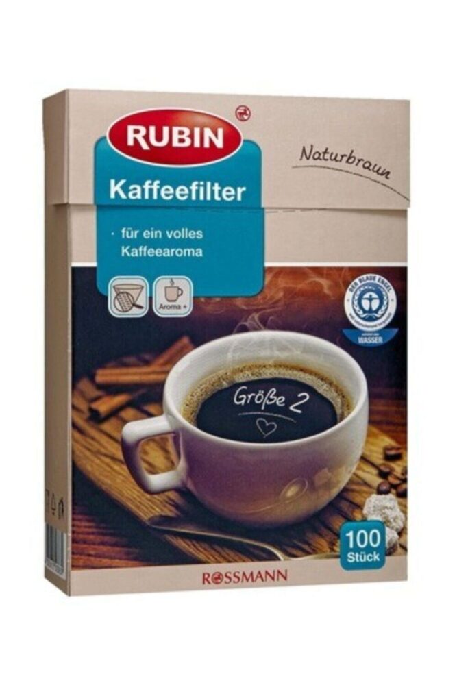 Rubin Küçük Boy Kahve Filtresi Naturel Kağıt 2 Numara