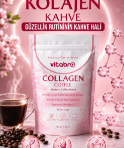 Vitabro Collagen Coffee 150 g 30 Servis Şekersiz Kolajen İçerikli Kahve Karışımı