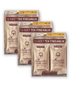 Mehmet Efendi Tek Içimlik Türk Kahvesi 12x6gr - 3 Adet