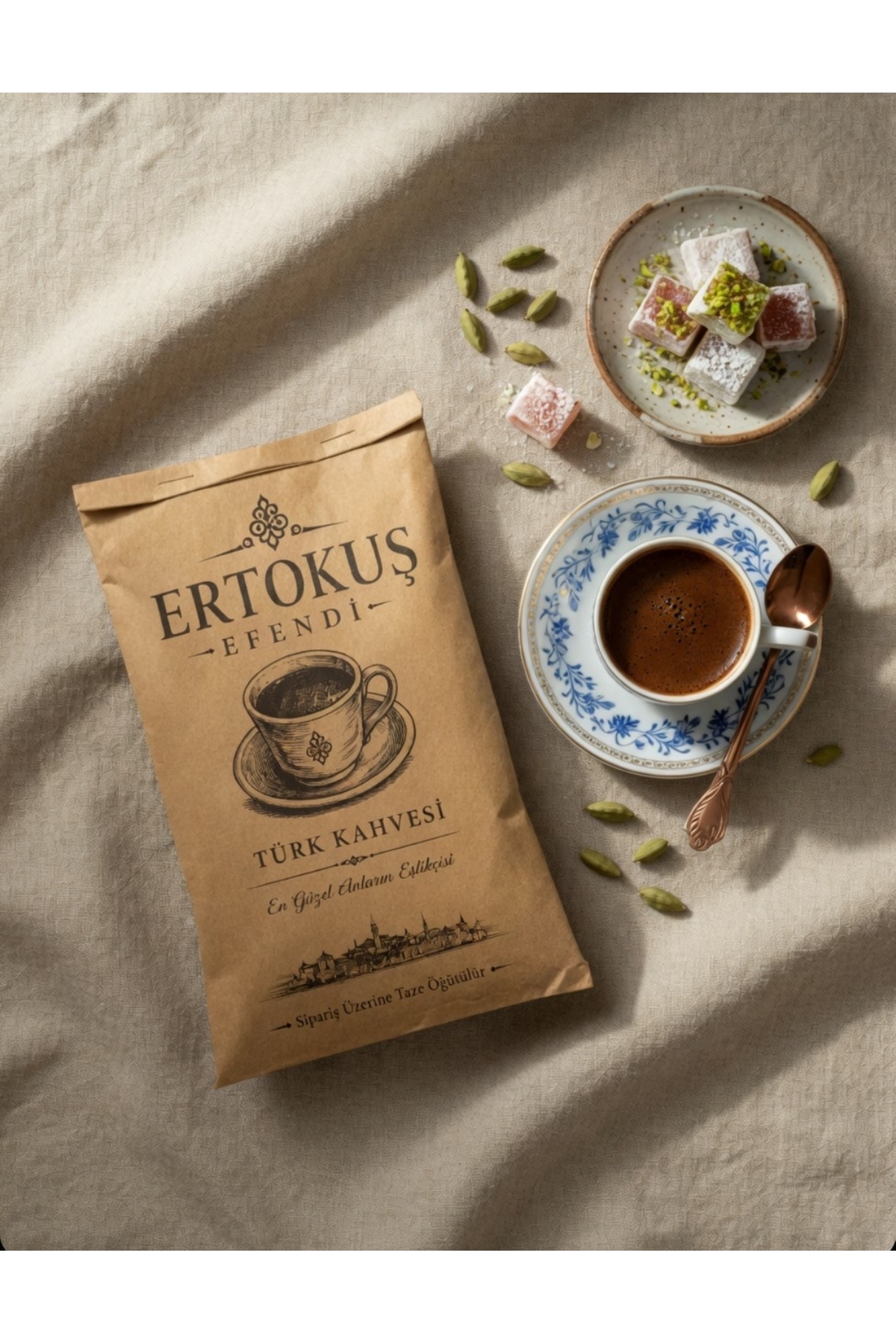 Ertokuş Efendi Yumuşak İçimli Türk kahvesi 100gr