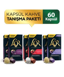 L'OR Nespresso Uyumlu Kapsül Avantaj Paketi (L'or Supremo + Splendente + Lungo) X 2