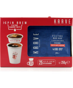 Kaave I-Spin Brew Kullanıma Hazır Filtre Kahve Seti, 25 Bardak