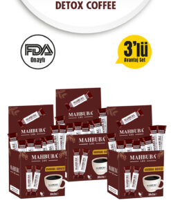 Mahbuba Guarana Özlü Premium Kahve Gün Boyu Enerji 3x60gr ( 3 Aylık 90 Kullanım )