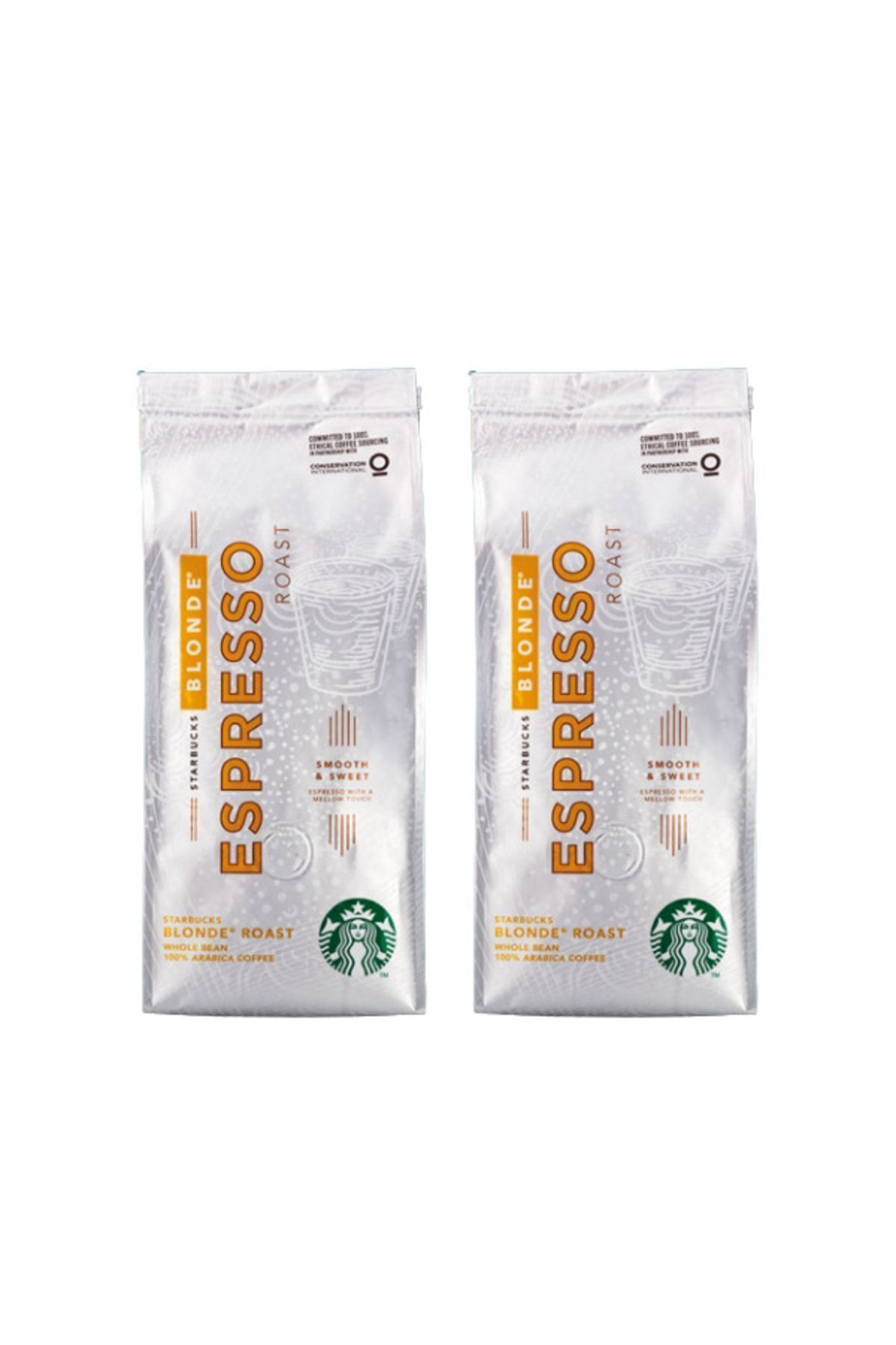 Starbucks Espresso Blonde Roast Hafif Içim Çekirdek Kahve 250 Gr X 2'li